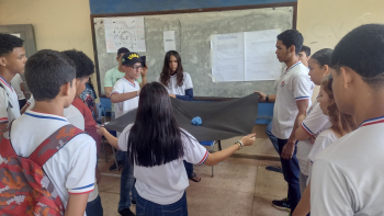 Notícia: Feira de ciência e tecnologia inspira estudantes estaduais no aprendizado sobre meio ambiente em Outeiro
